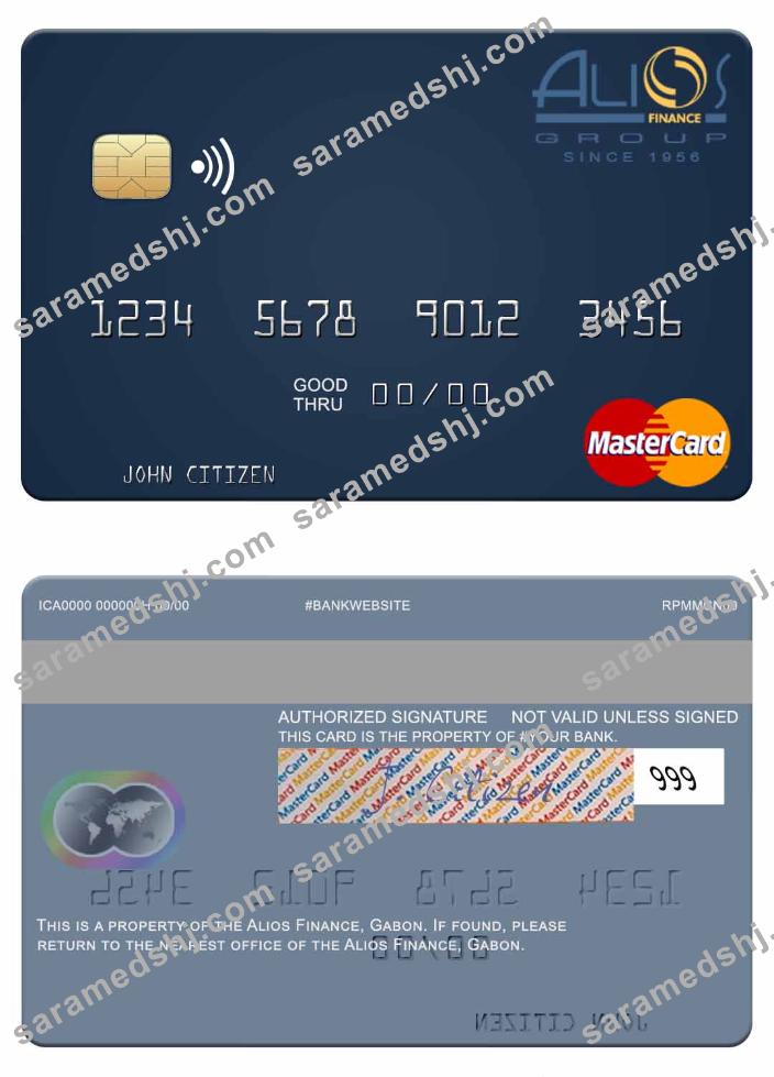 Gabon Alios Finance mastercard